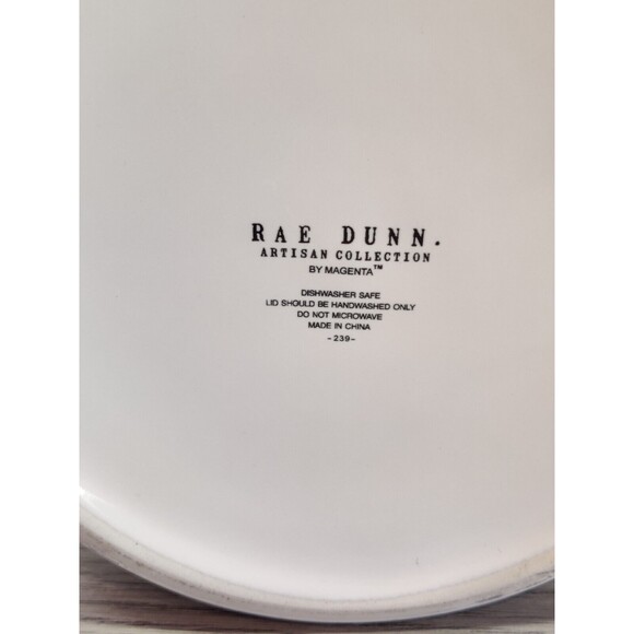 Rae Dunn Happy Hanukkah Canister, Cookie Jar W/ Rubber Seal - Picture 11 of 12